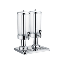 Distributeur de jus commercial Distributeur de boissons rondes 3L Distributeur automatique d'eau froide pour boire des fruits et du lait pour la restauration hôtelière