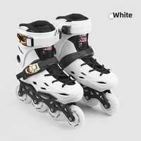 Patins à roulettes professionnels pour adultes, ensemble complet avec chaussures plates, freins pour débutants, roues en PU