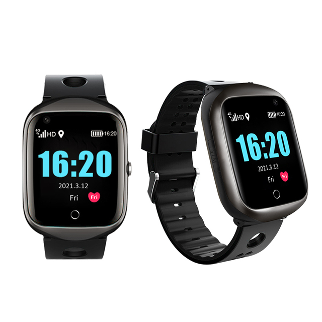 4g Gps Watch with SOS Button Emergency Call Fall Detection Heart Rate Detection Blood Pressure Smart Watch for Elderly Child