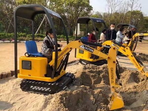 Máquina para hacer dinero Simulador de juegos al aire libre Trenes eléctricos Juegos para niños Control remoto para niños Excavadora - Product Image 5