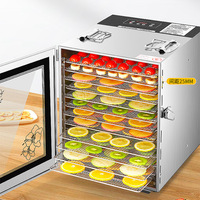 Fabriek Infrarood Voedsel Dehydrator Fruit En Groenten Commerciële Vlees Voedsel Dehydrator Natuurlijke 20Kg Dehydrator