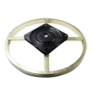 Placa Giratoria de Hierro con Rotación Libre de 360 Grados, Accesorio de Diseño Industrial - Product Image 1