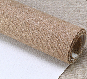 High <strong>Quality</strong> Jute Coated Coarse Grain Artist Linen <strong>Canvas</strong> Fabric Roll Linen Blend <strong>Canvas</strong> for Painting and Oil <strong>Color</strong> - Product Image 2
