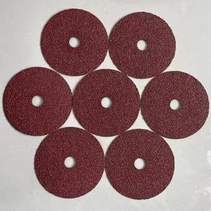 <span class=keywords><strong>Disque</strong></span> de fibre d'alumine calcinée rouge P80-120 à haute densité 5 pouces <span class=keywords><strong>125</strong></span> mm meuleuses d'ébavurage de ponçage de diamant en céramique d'acier inoxydable - Product Image 6