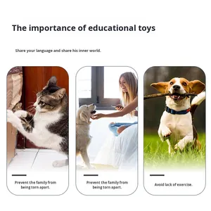 स्मार्ट प्लास्टिक पालतू बटन मिनी कुत्ते ध्वनि प्रशिक्षण उपकरण रिकॉर्डिंग संवादात्मक खिलौना प्रेस प्रकार संचार उपहार मॉडल ap13 - Product Image 5