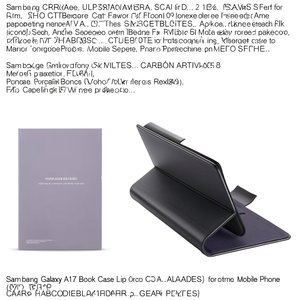 Funda para GALAXY A17 BOOK Negra BOOK3GALA17K - Product Image 3