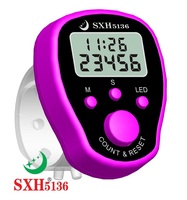 2024 ventes directes d'usine nouvelle LED doigt compteur montre temps fonction doigt compteur couleur mélangée en gros