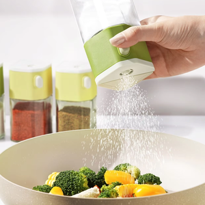 Botella Dosificadora de Sal al por Mayor, Tarros de Condimento para Cocina, Dispensador Preciso de Especias para el Hogar, Recargable - Product Image 1