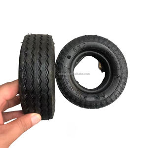 Pneus <span class=keywords><strong>6x2</strong></span> Pneumáticos Rodízio De Borracha Roda para Wheelbarrow Ferramenta Carrinho Roda - Product Image 3