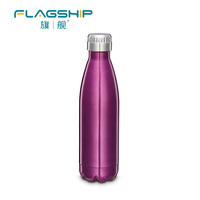 Bouteille isotherme à double paroi en acier inoxydable 304SS 18-8 de 500 ml, tasse droite pour sublimation, bouteille de sport