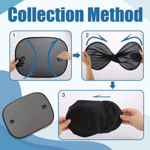 Wholesale Price Nylon Mesh Car Side <b>Window</b> Sunshade Foldable Heat Insulation UV Protection Car Sunshade - Product Image 5