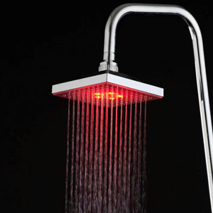 <span class=keywords><strong>Ducha</strong></span> de Techo LED Cuadrada Hidroeléctrica sin Control de Temperatura Eléctrico, con Cambio de Color, para Hotel, en Oferta - Product Image 1