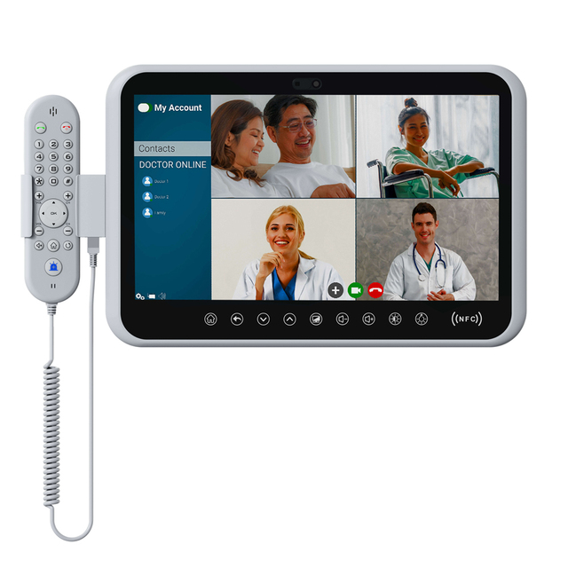 Hospital Computer 15.6" Android 13 Tablet PC 4GB for HDMI Input Anti-Bacterial Housing IEC60601-1/EN60601-1/ISO22196 Compliance