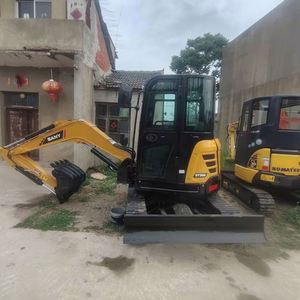 Mini-excavatrice sur chenilles SY35 de 3 tonnes, moteur haute performance, presque neuve, bon état, prix bas, en vente - Product Image 3