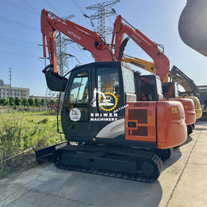 Miniexcavadora Usada Hitachi ZX60 con Cortador de Empuje, Modelos Populares en Venta, Miniexcavadora de Segunda Mano ZX60 ZX70 ZX75 ZX120 ZX130 - Product Image 3