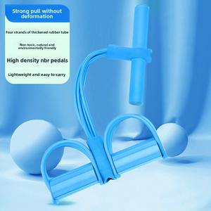 Bande de Résistance TPE pour Fitness à Domicile Femme, Tension 20-60lbs, Écologique, Haute Élasticité, Entraînement de Force Sportif - Product Image 4