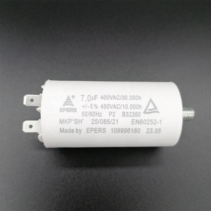 Cbb60 450vac 7UF phim tụ điện bắt đầu và Chạy tụ điện cho máy bơm nước - Product Image 5