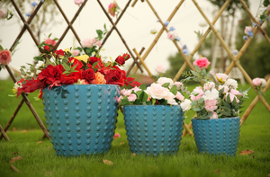 Maceta de Cerámica Ecológica de Entrega Rápida, Maceta Redonda Moderna con Orificio de Drenaje, Autorriego, Anti-Pudrición de Raíces para Jardín del Hogar - Product Image 5