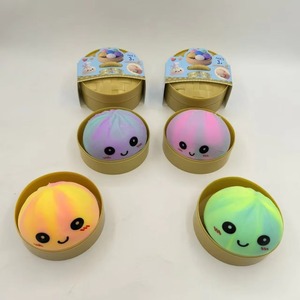 Dumpling Toy Squishy Tpr Eco-friendly Soft Kawaii Fidget Sensory Stress Relief Customizable Unisex 14+ Years - Product Image 5