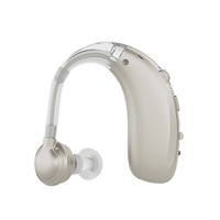 Amplificateur auditif BTE rechargeable par USB, super puissant, avec suppression du bruit, pour perte auditive légère à modérée