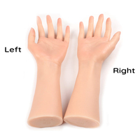 Lootaan outils pour les ongles entraînement des mains en Silicone nouveau doux Nail Art entraînement doigt en caoutchouc véritable main pour les ongles en acrylique