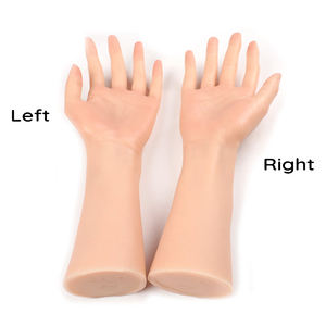 มือฝึกทำเล็บซิลิโคน Lootaan สำหรับฝึกทำเล็บอะคริลิค นิ้วมือยางนุ่มเหมือนมือจริง - Product Image 3