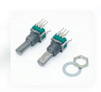 Potenciómetros de Resistencia Variable RK09L1140A2U de 50mW, 10kohm, 300V CA, Rotación Completa, 300+5 Conexiones