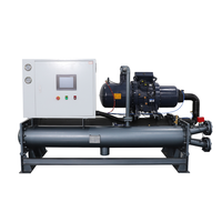 Refroidisseur industriel semi-hermétique à vis à effet de refroidissement élevé, refroidi par eau, 500 kW, haute productivité