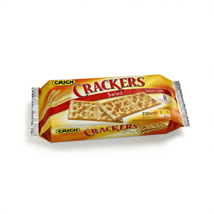 Crich G25X10 Snacks de Trigo Horneados Bajos en Sal, Galletas para Ensalada, 250g X12 Paquetes - Product Image 2