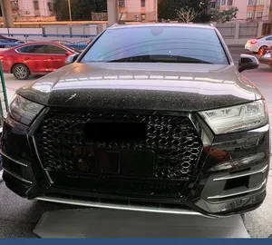 Grille de pare-chocs avant pour Q7 SQ7 2015-2019, mise à niveau RSQ7, grilles de course, protection de capot en nid d'abeille, accessoires - Product Image 4