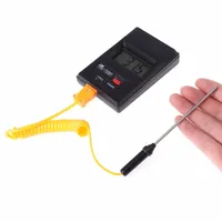 Termómetro e Higrómetro Digital LCD Tipo K TM-902C con Sensor de Termopar, Herramientas de Prueba, de -50 a 1300 Grados