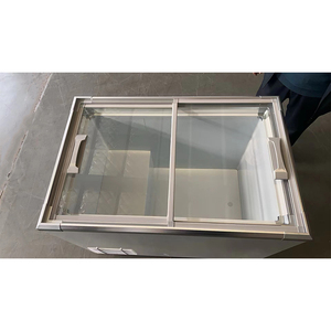 Congelatore da 400 litri <span class=keywords><strong>prezzo</strong></span> di fabbrica portatile <span class=keywords><strong>doppio</strong></span> porta congelatore commerciale refrigerato - Product Image 4