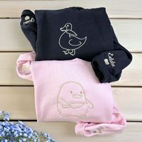 Sudadera con capucha bordada personalizada "But I Love You" Perfect His Hers Valentines Gifts tejida para Otoño Invierno