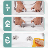Flecha Diseño moderno Inodoro de cerámica de una pieza Doble descarga S-Trap 300mm Sifón montado en el piso Jet Flushing Baño Sanitario Ware