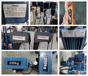 <span class=keywords><strong>M5</strong></span> Working Duty Télécommande sans fil 500kg 1ton 2ton 5Ton 10Ton Palan à chaîne électrique à faible hauteur avec chariot - Product Image 5