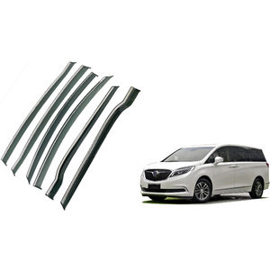Injection Side Window Deflectors Visor Rain Guards for Buick GL8 2017 Wind Deflector Auto Accessories - Product Image 1
