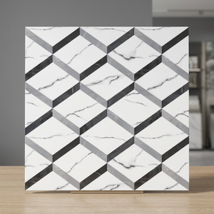 Carreaux de sol en céramique émaillée mate Vistaar Colorful 3D 40x40cm, antidérapants, pour salle de bain, intérieur - Product Image 3
