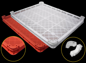 Khay sấy nhựa xếp chồng được, đạt tiêu chuẩn thực phẩm, cũng dùng để bảo quản đông lạnh trái cây, rau củ và hải sản - Product Image 2