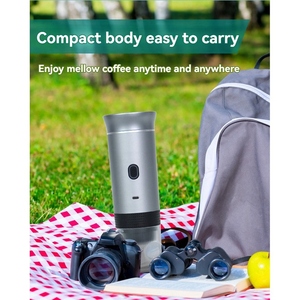 Cafetera Espresso Inalámbrica Portátil de Gran Capacidad, Reutilizable, de Plástico, Minimalista, para Auto, Hogar y Camping, 3 en 1 - Product Image 4