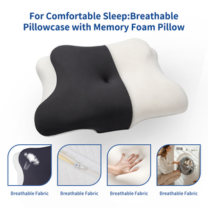 <span class=keywords><strong>Almohada</strong></span> de Espuma Viscoelástica JeeBay con Logotipo Personalizado, Lavable, para Aliviar el Dolor de Cuello, Forma Rectangular, para Dormir de Lado - Product Image 5