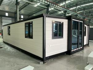 บ้านคอนเทนเนอร์สำเร็จรูปขนาด 40 ฟุต ขยายได้ 3 ห้องนอน โครงเหล็ก ไม้พับได้ แบบสำเร็จรูป สำหรับใช้เป็นโรงแรมกลางแจ้ง ติดตั้งง่าย แบบแพ็คแบน - Product Image 4