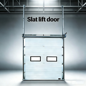 Portes industrielles sectionnelles verticales isolées en acier galvanisé à enroulement extérieur pour quai <span class=keywords><strong>de</strong></span> chargement d'atelier - Product Image 1