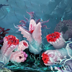 ของเล่นช่วยตัวเองสำหรับผู้ชาย รูปทรงพืชสวยงาม ดีไซน์เหมือนช่องคลอด - Product Image 1