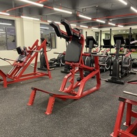 Máquina de Sentadillas Hack, Equipo de Gimnasio Comercial, Rack de Sentadillas Super Delt de Alta Calidad Pearl Delt