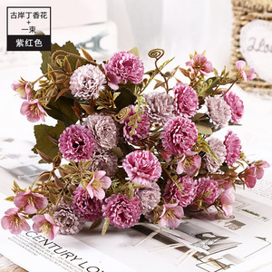 2024 design popolare a buon mercato 30cm piccoli fiori bouquet lilla decorazione di fiori artificiali - Product Image 6