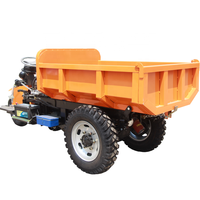 Tricycle cargo diesel avec moteur 22HP et pompe, capacité de charge de 1,5t pour l'exploitation minière et la construction