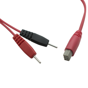 Hete Verkoop Elektrode Medische Kabel 6-Pins Connector Naar Dubbele 2.0Mm Elektrode Pin Kabel Voor Fysiotherapie Machine - Product Image 4