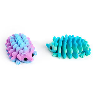 Vashine 3D imprimé nouvelle tendance Coloful matériaux écologiques enfants hérisson Joint mobile PLA créativité jouets décoration - Product Image 4