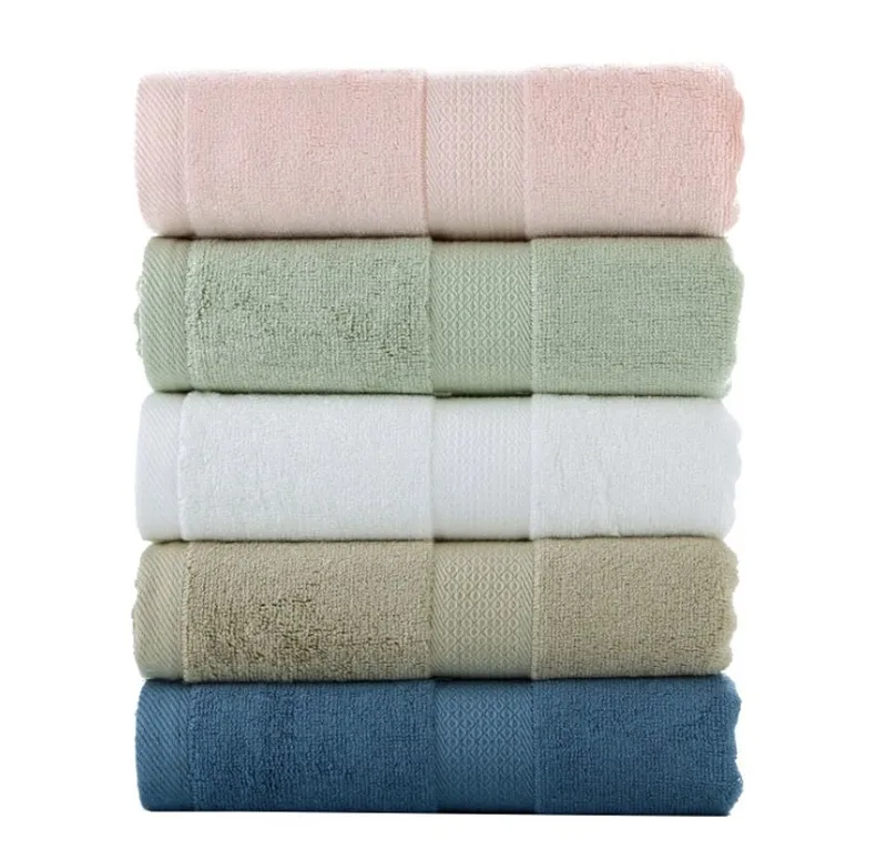 Оптовая продажа, супер мягкое органическое бамбуковое банное полотенце, удобное Экологичное Мягкое хлопковое банное полотенце на заказ, индивидуальное полотенце для рук