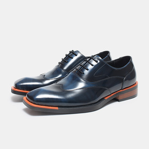 Zapatos Oxford de Vestir Formales de Cuero para Hombre, Modelo 2025, con Cordones, Estilo Británico, para Bodas - Product Image 4